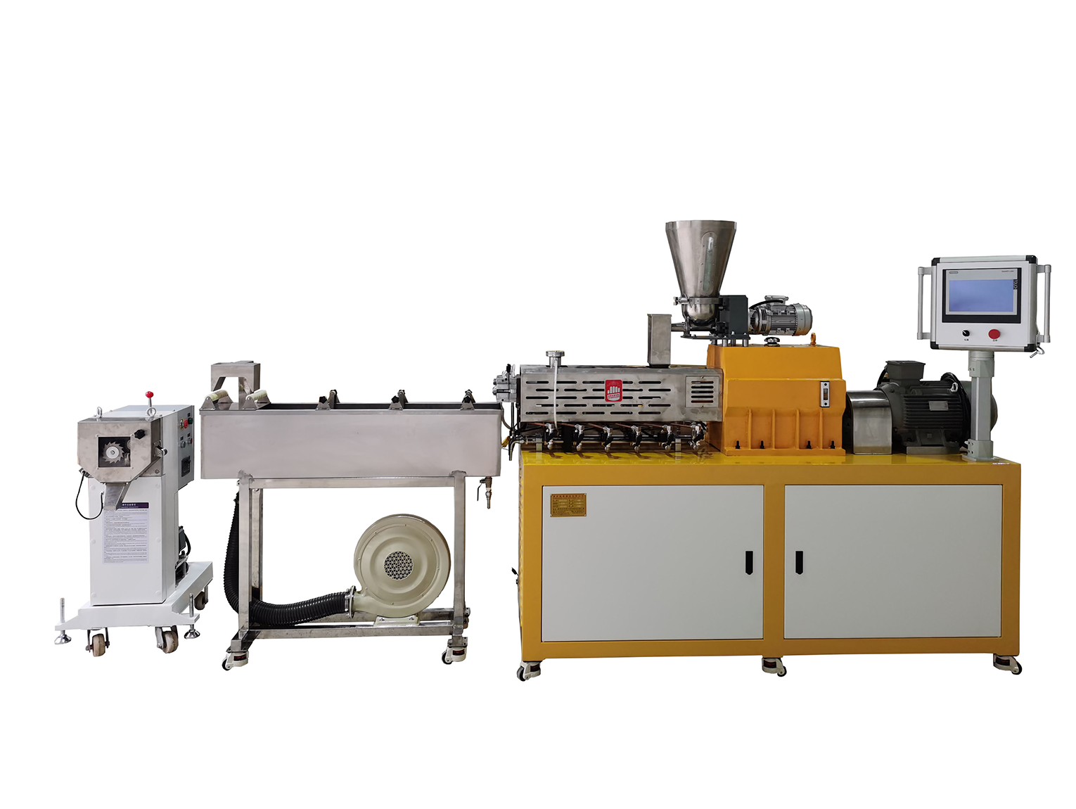 XH-433平行异向双螺杆挤出造粒机