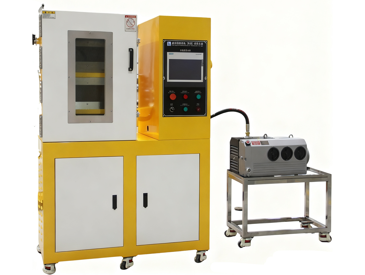 压延硫化一体机型，压片时表面有压痕，是硫化平板有杂质还是辊筒问题？